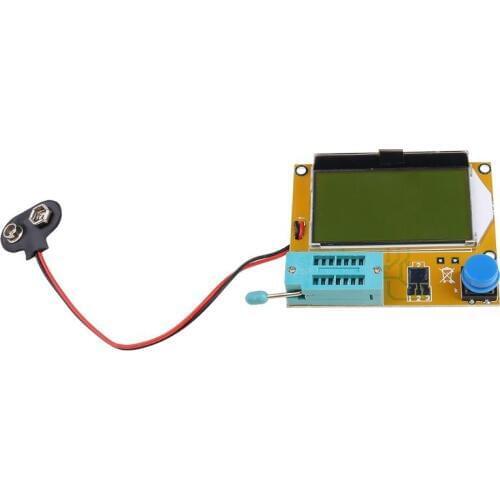 2021 New LCR-T4 Mega328 Transistor Tester Diode Capacitor ESR LCR Meter With Case MOS PNP