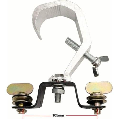 10pcs/Lot Aluminum Stage Light Fold Hook Stage Lighting Clamp Aluminum Cast Steel Truss Quick Lock Omega Hang Clamp