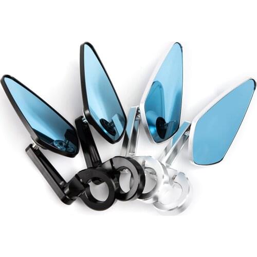 Motorcycle Bar End Mirrors Side Rear View Mirror CNC Aluminum For Kawasaki Z125 pro Z650 Z750 Z800 Z900 ER6N MSX125 CB500F