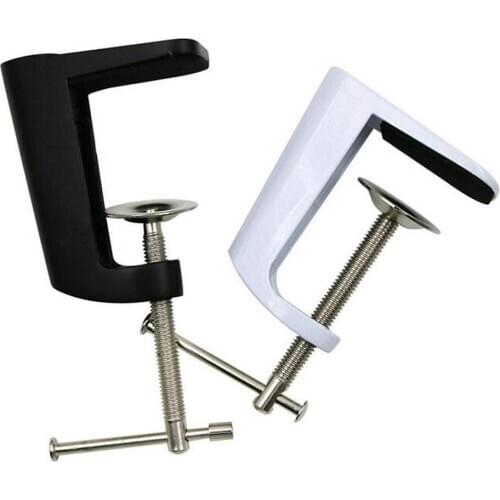 1pcs Replacement Clamp for Base Swing Arm Lamps Mounting Bracket Clamp Black, Fits clamp or desk-base lamps