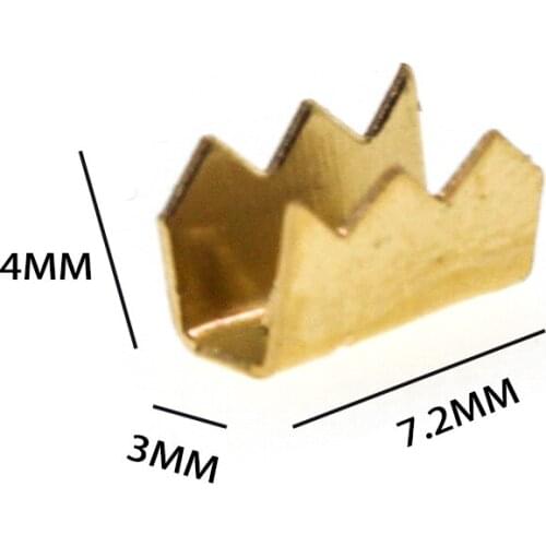 100 pcs/lot Toothed Buckle U-shaped Crimping Button wire cable lug Splice Electric Wire Terminal Connector Cable Lugs