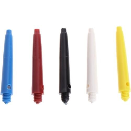 12Pcs Plastic Nylon Screw Dart Shafts Short Darts Stems Replacement 4cm 2BA Rod