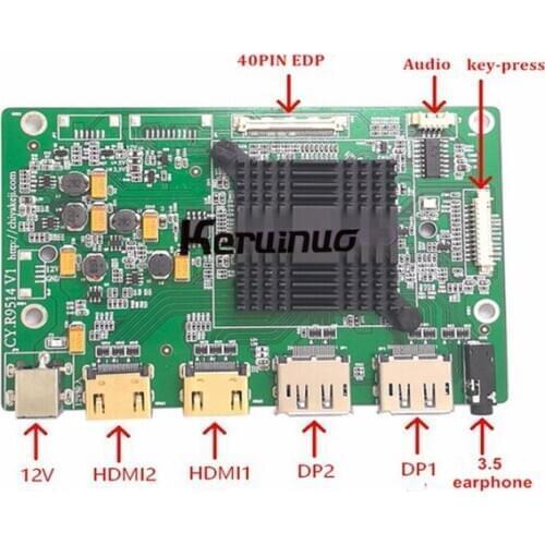 144HZ FHD mini DP driver controller board for DIY portable monitor fit LAPTOP SCREEN B173HAN03.2 B173HAN03.1