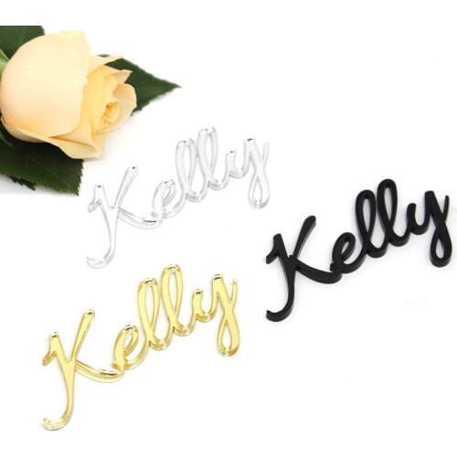1x Personalized Wedding Events Place Name, Place Setting, Table Setting, Custom Laser Cut Guest Names, Party Table Centerpieces