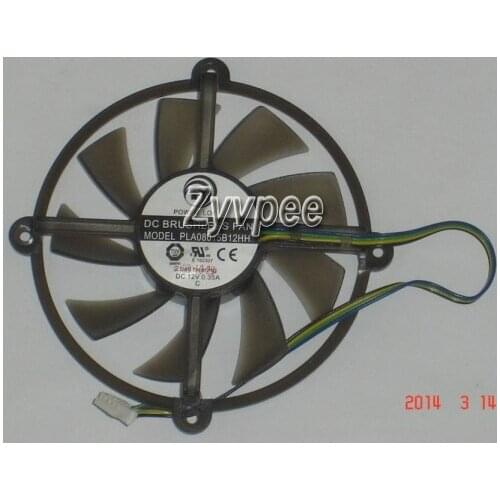 PLA08015B12HH 12V 0.35A 4Wires Cooling Fan