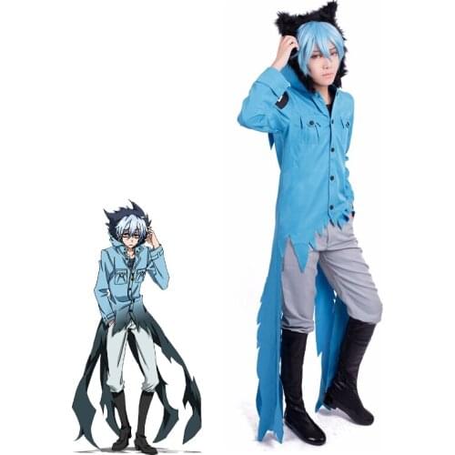 Anime Servamp Sleepy Ash Kuro Cosplay Costumes Vampire Black Cat Uniforms Halloween Carnival Outfits Jacket Pants Custom Made