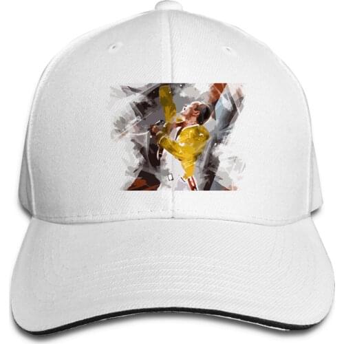 Freddie Mercury (4) Baseball hip hop hats R250 Creative Mens Womens casquette