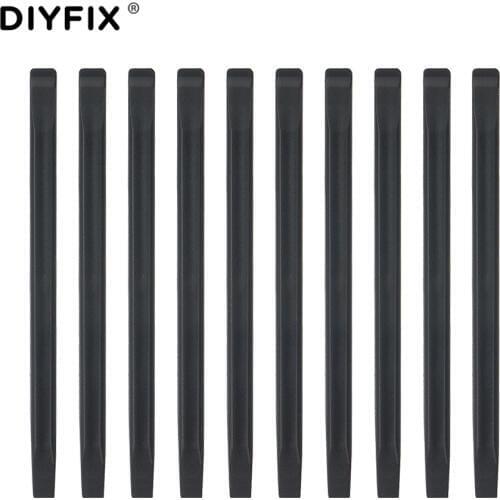 DIYFIX 10Pcs Anti-static Nylon Probe Plastic Spudger Pry Tool for iPhone Mobile Cell Phone Repair Opening Tool Set