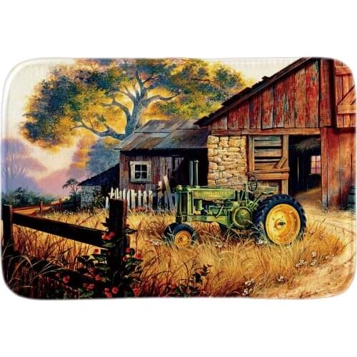 Home Decor Doormats Farm Landscapes Of United States Soft Lightness Indoor Soft Bathroom Door Mats Short Plush Floor Mats