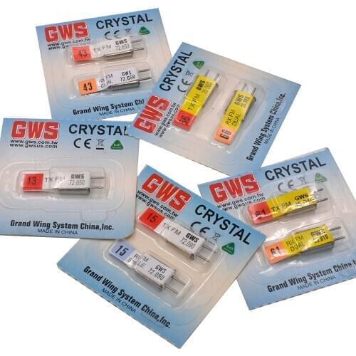 GWS 35MHz / 72MHZ Dual Conversation TX/RX Crystal for Futaba JR Sanwa PPM System