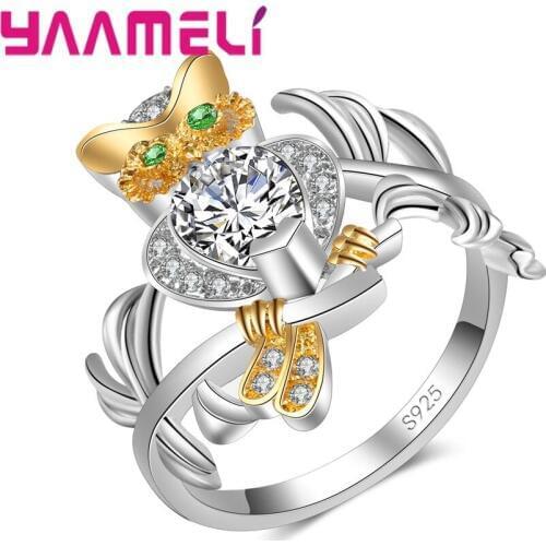 Attractive Cubic Zirconia Frog Design Jewelry Ring Elegant Round Animal Ring For Women Accessories Unique Bague Hot Sale