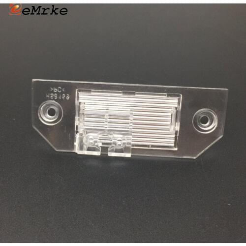 EEMRKE Car Rear Camera Bracket License Plate Lights Housing Mount for Ford C-MAX 2003-2010 Focus CC 2006-2010 Focus 2004-2009