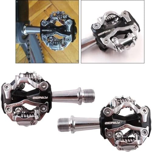 Lightweight Clipless Pedals Mountain Bike MTB SPD System 9/16'' Pedal Refit