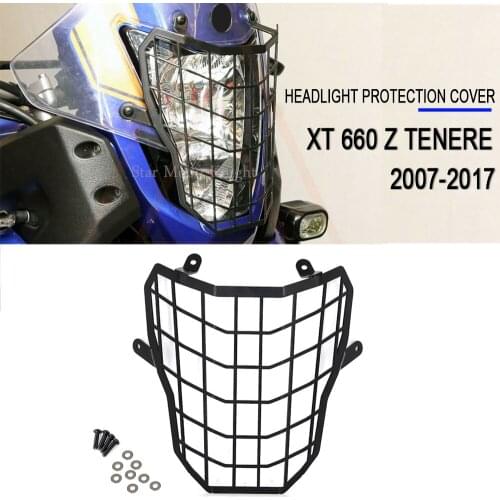 Motorcycle headLight cover Head Light Guard Protector Grill For yamaha XT 660 Z Tenere xt660z 2007-2017 2016 2015 Accessories