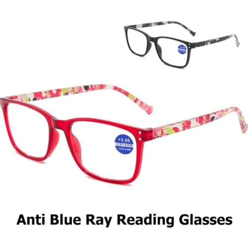 Blue Light Blocking Reading Glasses For Women Reading Glasses For Lady With Grade Diopter Plus +100 To +400 Spec Anti Blue Ray