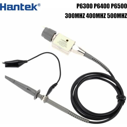 Hantek P6300 P6400 P6500 10:1 probe passive oscilloscope high frequency voltage probe, suitable for BNC interface oscilloscope