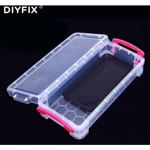 DIYFIX Plastic Storage Box Container For Mobile Phone Repair Parts Button Shell Assembly Motherboard Component Store Hand Tool