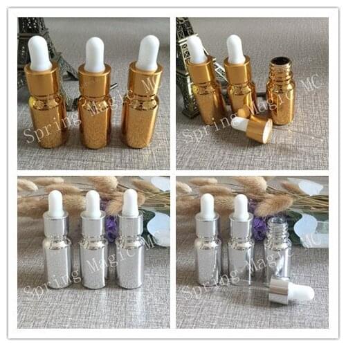 10ml empty glass bottle with dropper Essence Packaging Physiotherapy DIY Essential Oil Bottle massage Pipette Refillable Bottle