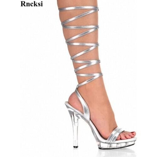 Rncksi New High Heels Shoes Sexy Dance Shoes 13 CM High Heels Sandals Night Club Pole Dancing Sandals