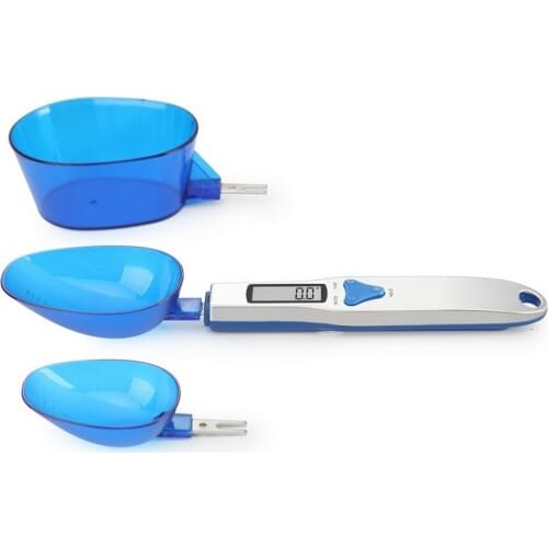 Quevinal 100set high quality 3pcs/set Kitchen Measuring Spoon Electronic Digital Spoon Scale 300/0.1g Kitchen Scales Spoons Set
