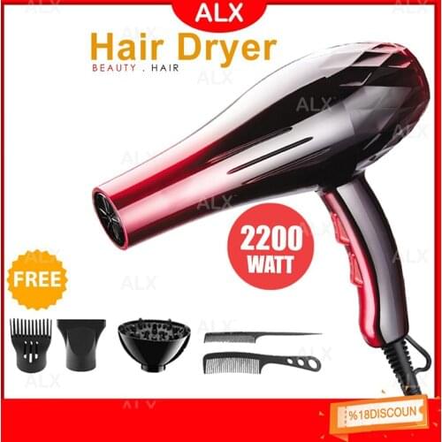 High-power household hair dryer 2200w hair dryer household hair dryer hairdressing salon fluffy jar