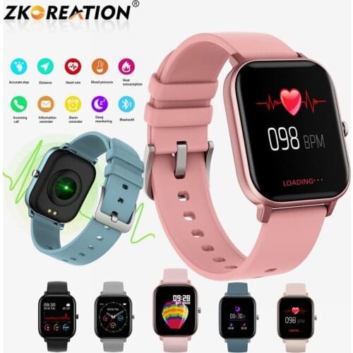 Female Heart Rate Monitor Sports Activity Tracker Smart Watch Blood Pressure Monitor for Women Cardio Fitness Bracelet Wristband