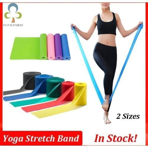 1.5/1.8m TPE Resistance Bands Fitness Rubber band Yoga Pilates Training Expander Elastic Strength Loop Band for Crossfit Gym ZXH