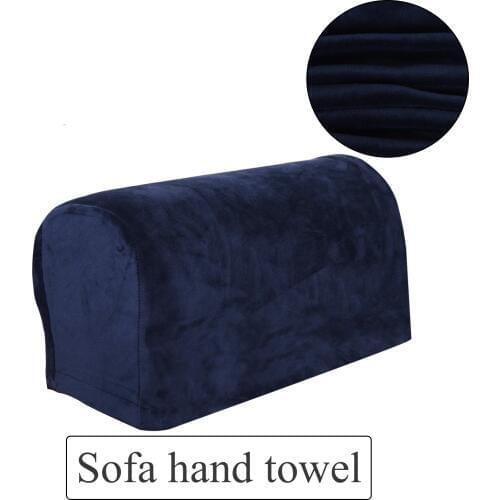1 Pair New Removable Sofa Armrest Sofa Cover Dustproof Solid Protector for Chair Armchair Sofa Arm Stretch Couch Cover