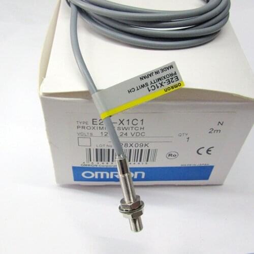 1pcs Small proximity switch Three-wire NPN12V-24V normally NO E2E-X1C1 E2E-X1B1 AQ1H401