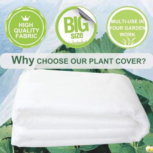 10m Non Woven Plant Antifreeze Cover Plant Frost Protection Blanket Plant Covering Cloth Keep Plant Warm Cover Garden Supplies