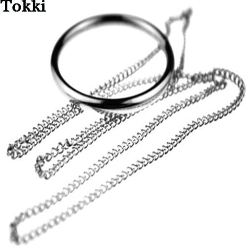 3 set Magic Toy Metal Rings Chain Classic Linking Iron Hoops Fun Magic Trick Playing Props Toys Tools Close-up Magic Tools