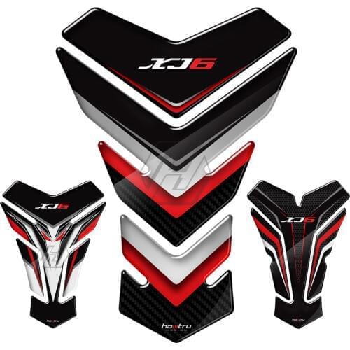 3D Resin Motorcycle Tank Pad Protector Sticker Case for Yamaha XJ6 ABS/Diversion Tankpad