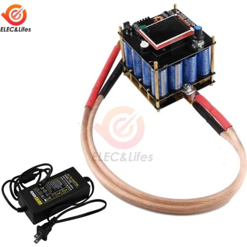 5.4V 400F Portable Spot Welder Equipment DIY LED Pulse Spot Welding Machine Set Semi-automatic Welder Tools 0.25mm