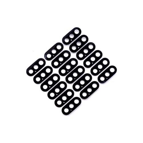 50 PCS/LOT for iPhone X Replacement Parts Back Rear Camera Glass Lens With Sticker Adhesive