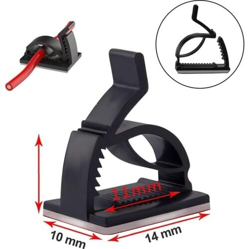 New Hot 40Pcs Car Interior Accessories Desk Wall USB Wire Cable Fastener Clip Holder Organizer Retainer Clamp Lines Fixing Clips