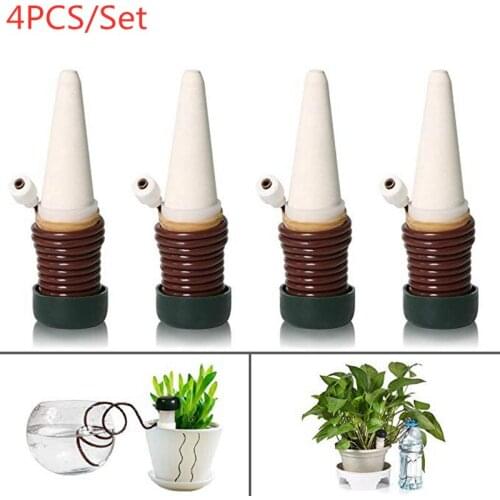 4Pcs Automatic Watering Drip Irrigation System For Flower Pot Plants Indoor Watering Drip Device Garden Supplies