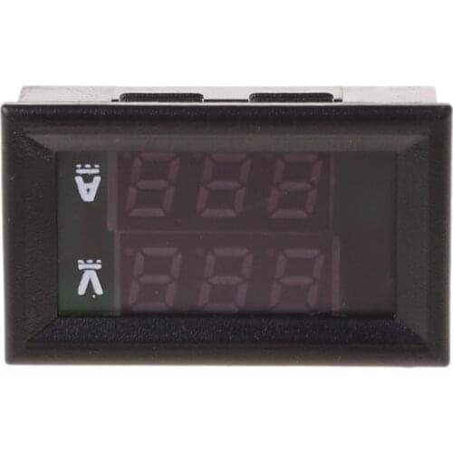 Digital Voltmeter Ammeter DC100V 10A Panel Amp Volt Voltage Current Meter Tester 090E