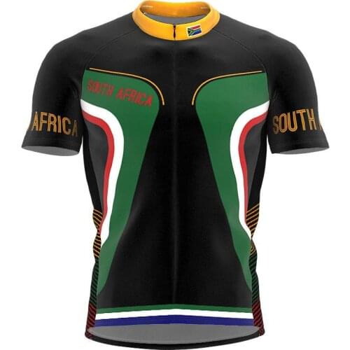 2021 South Africa More Style Summer Cycling Jersey Team Men Bike Road Mountain Tops Riding Bicycle Wear Bike clothing Quick Dry