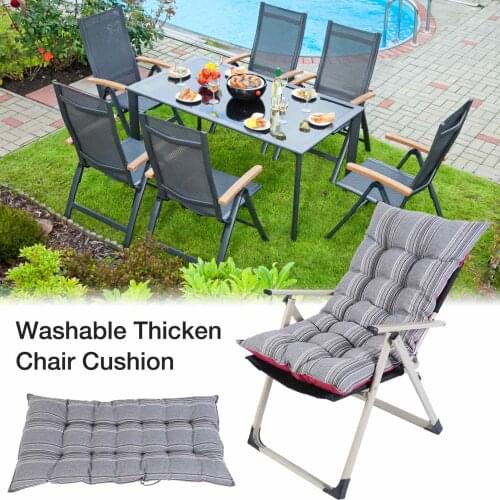 Recliner Cushion Rocking Chair Seat Soft Pad Garden Balcony Pool Sun Lounge Thick Mat Office Home Sofa Tatami Cushion