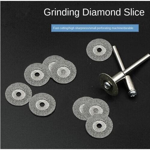 Hot 10PC Tool Mini Cutting Disc For Rotory Accessories Diamond Grinding Wheel Rotary Circular Saw Blade Abrasive Diamond Disc