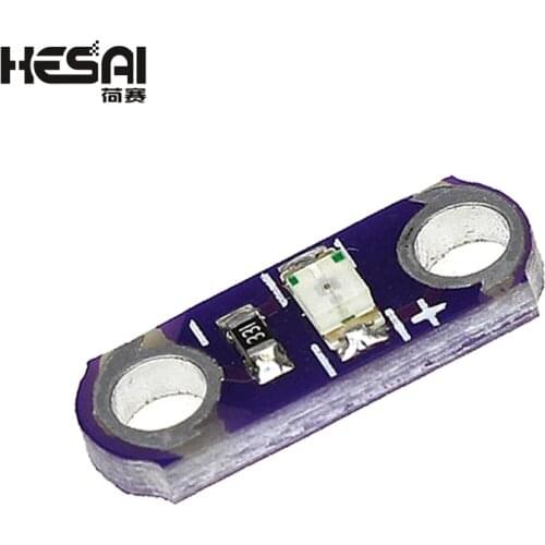 Mini LilyPad LED SMD Light Module Equipment For Arduino Blue / Red / Pink / Yellow / Green Board / White / Orange / Purpl