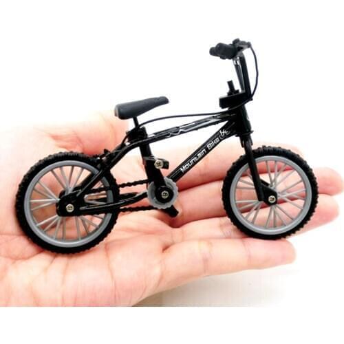 Mini Finger Bicycle Toys Creative ABS Alloy Finger Mountain Bike Model Assemble Educational Toys For Children Grownup Boys Gifts