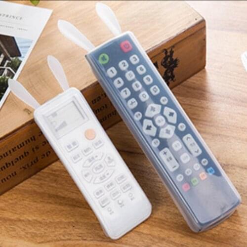 New Air Conditioner TV Remote Control Cover Dust Cover With Luminous Transparent Silicone Remote Control Protective Cover