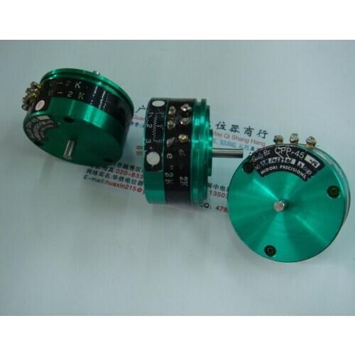 [VK] Used MIDORI CPP-45-14 double double-shaft 2K conductive plastic potentiometer imported potentiometer 4MM switch