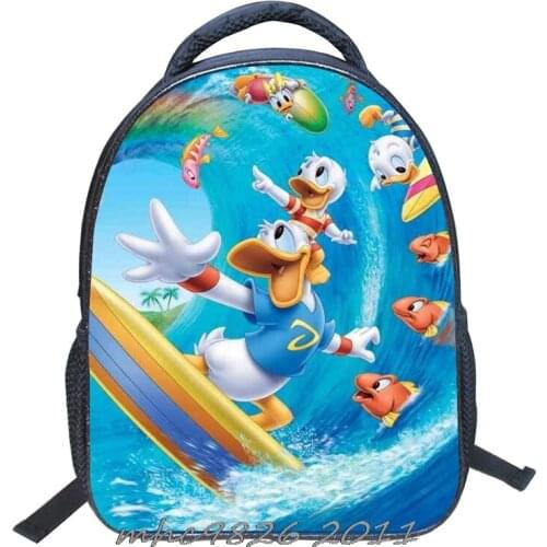 Disney Kids Mickey Mouse Minnie Duck Backpack Boys Girls Toddler Kindergarten Knapsack Children Cartoon Anime Rucksack Mochila