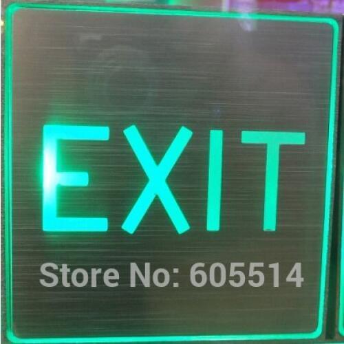 [Seven Neon]Free shipping 10sets 200*200*30mm square shape led singnal light led indicator for exit signal