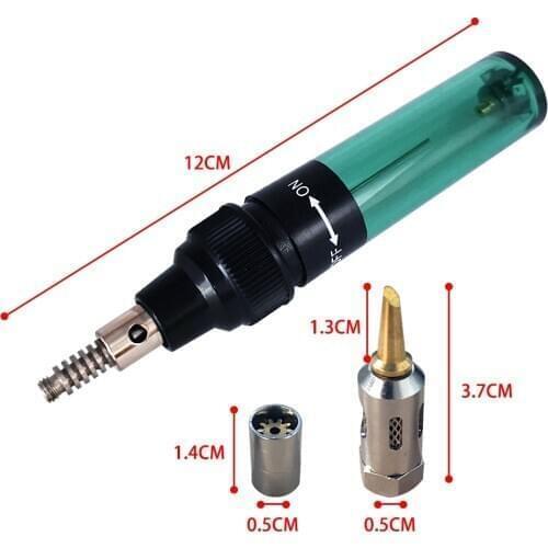 1300 Celsius Butane Gas Welding Soldering Irons Welding Pen Burner Blow Torch Gas Soldering Iron Cordless Butane Tip Tool