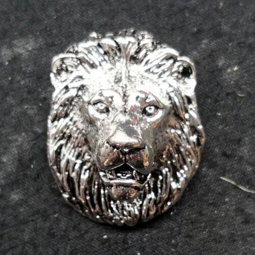 Vintage Charm Lion head and Seahorse metal animal Ornaments pin Brooch jewelry