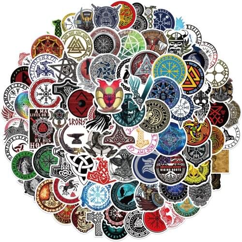 10/50/100Pcs Cartoon Viking Gear Graffiti Stickers for Kid Sticker Decals Toy Helmet Motorcycle Phone Case Luggage