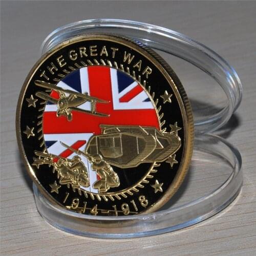 20pcs/lot free Shipping,The first world war - 100th Anniversary Commemorative Challenge Coin
